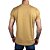 Camiseta Kingejoe Ocre Slim Estampada Peito - Imagem 3