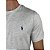 Camiseta Ralph Lauren Cinza Mescla Logo Azul Royal - Imagem 2