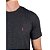 Camiseta Ralph Lauren Preto Mescla Logo Clássico Bordo - Imagem 2