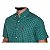Camisa Social Txc Xadrez Manga Curta Verde Bordada 2712C - Imagem 3