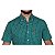 Camisa Social Txc Xadrez Manga Curta Verde Bordada 2712C - Imagem 4