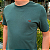 Camiseta Manhattan Jeans Verde Militar Logo Clássico Bordado - Imagem 4