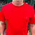 Camiseta Manhattan Jeans Vermelho Logo Clássico Bordado - Imagem 3