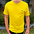 Camiseta Manhattan Jeans Amarelo Logo Clássico Bordado - Imagem 3
