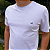 Camiseta Manhattan Jeans Branco Logo Clássico Bordado - Imagem 5