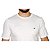 Camiseta Manhattan Jeans Branco Logo Clássico Bordado - Imagem 3