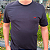 Camiseta Manhattan Jeans Preto Logo Clássico Bordado - Imagem 4