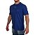 Polo Manhattan Jeans Azul Royal Logo Clássico Bordado - Imagem 4