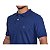 Polo Manhattan Jeans Azul Royal Logo Clássico Bordado - Imagem 5