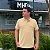 Polo Manhattan Jeans Bege Logo Clássico Bordado - Imagem 2
