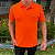 Polo Manhattan Jeans Laranja Logo Clássico Bordado - Imagem 5