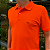 Polo Manhattan Jeans Laranja Logo Clássico Bordado - Imagem 4