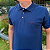 Polo Manhattan Jeans Marinho Logo Clássico Bordado - Imagem 3