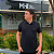 Polo Manhattan Jeans Preto Logo Clássico Bordado - Imagem 2