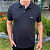 Polo Manhattan Jeans Preto Logo Clássico Bordado - Imagem 3