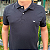Polo Manhattan Jeans Preto Logo Clássico Bordado - Imagem 5