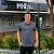 Polo Manhattan Jeans Preto Mescla Logo Clássico Bordado - Imagem 1
