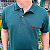 Polo Manhattan Jeans Verde Militar Logo Clássico Bordado - Imagem 3
