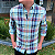 Camisa Ralph Lauren Xadrez Manga Longa Multicolor Marinho Logo Colorido - Imagem 5