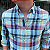 Camisa Ralph Lauren Xadrez Manga Longa Multicolor Marinho Logo Colorido - Imagem 4