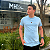Camiseta Tommy Hilfiger Azul Claro Im Core Tommy Logo Tee - Imagem 2