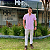 Camisa Social Txc Xadrez Manga Curta Rosa Claro Com Bolso 2699C - Imagem 1