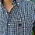 Camisa Social Txc Xadrez Manga Curta Preto Com Bolso 2699C - Imagem 3