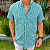 Camisa Social Txc Xadrez Manga Curta Verde Com bolso 2699C - Imagem 4