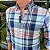Camisa Ralph Lauren Xadrez Manga Longa Multicolor Marinho Listra Vermelho Logo Clássico Marinho - Imagem 4
