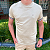 Camiseta Tommy Hilfiger Bege Detalhe Manga - Imagem 4