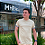 Camiseta Tommy Hilfiger Bege Detalhe Manga - Imagem 1