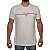 Camiseta Tommy Hilfiger Branco Established 1985 Estampada Listra Vermelha - Imagem 1