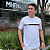 Camiseta Tommy Hilfiger Branco Chest Insert Bordado Tee - Imagem 1