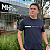 Camiseta Tommy Hilfiger Marinho Chest Insert Bordado Tee - Imagem 1