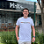 Camiseta Tommy Hilfiger Branco Contrast Stitch Stripe Estampada Tee - Imagem 2