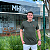 Camiseta Ralph Lauren Henley Verde Militar Logo Clássico Bordô - Imagem 2