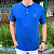 Camiseta Ralph Lauren Henley Azul Royal Logo Clássico Laranja - Imagem 4