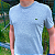 Camiseta Lacoste Cinza Mescla Logo Clássico - Imagem 4