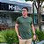 Camiseta Lacoste Verde Militar Clássica Básica - Imagem 1