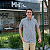 Camisa Ralph Lauren Xadrez Manga Curta Café Logo Clássico Azul Royal - Imagem 2