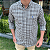 Camisa Ralph Lauren Xadrez Manga Longa Café Logo Clássico Azul Royal - Imagem 4
