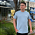 Camiseta Básica Txc Azul Claro Estampada 191380 - Imagem 1