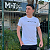 Camiseta Hugo Boss Branco Porche Estampado - Imagem 1
