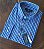 Camisa Ralph Lauren Xadrez Manga Longa Azul Royal Listra Preto Logo Clássico Laranja - Imagem 6
