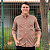 Camisa Ralph Lauren Xadrez Manga Longa Multicolor Laranja Logo Clássico Verde - Imagem 1