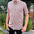 Camisa Ralph Lauren Xadrez Manga Curta Multicolor Laranja Logo Clássico Branco - Imagem 4