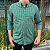 Camisa Ralph Lauren Xadrez Manga Longa Multicolor Verde Logo Clássico Laranja - Imagem 3