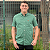Camisa Ralph Lauren Xadrez Manga Curta Multicolor Verde Logo Clássico Laranja - Imagem 1