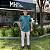 Camisa Social Txc Xadrez Manga Curta Verde Listras Azul 29193C Com Bolso - Imagem 5