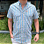 Camisa Social Txc Xadrez Manga Curta Multicolor Listras 29189C Com Bolso - Imagem 2
